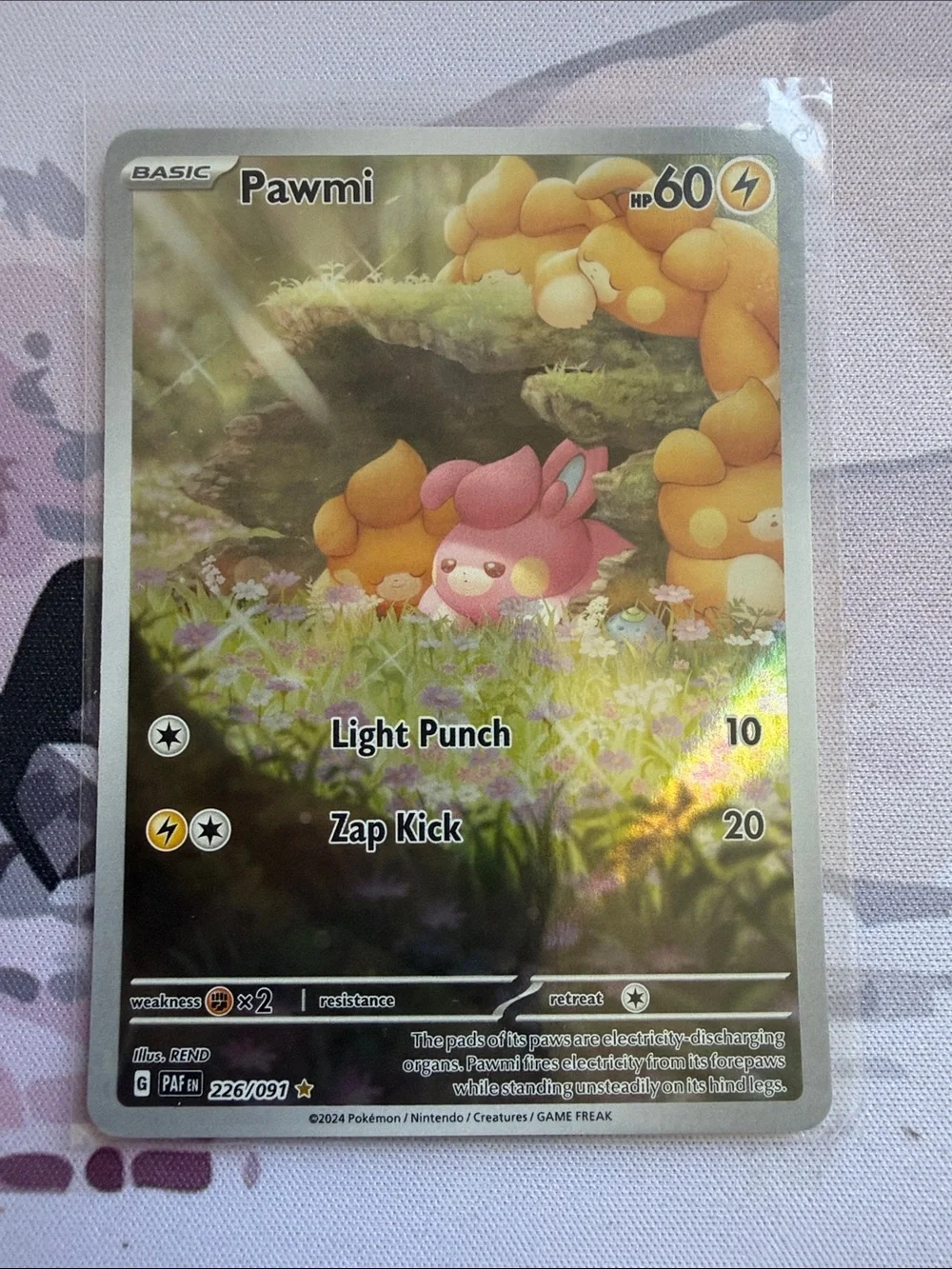 Pawmi Pawmo & Pawmot Evolution Lot | Paldean Fates Shiny Pokémon